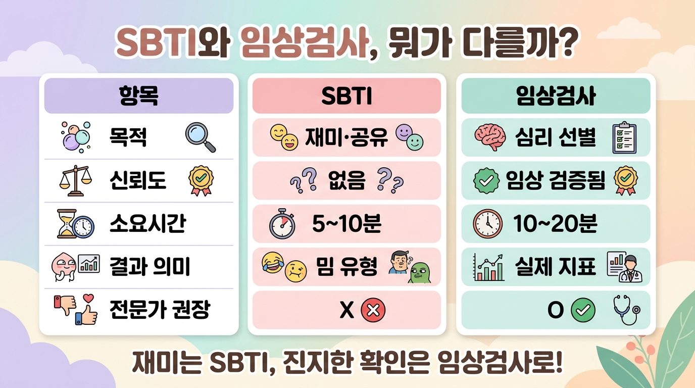 SBTI 유형별 감정 신호 살펴보기 — SLAY, GOAT, NPC, FAIL 유형과 심리 패턴 예시