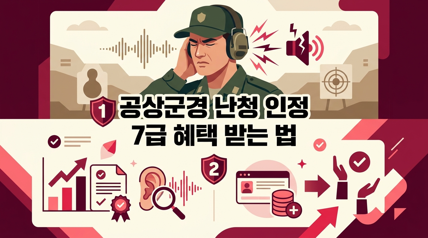 군대 사격 훈련 후 이명과 난청, 국가유공자 공상군경 등록 조건과 6분법 청력검사 기준
